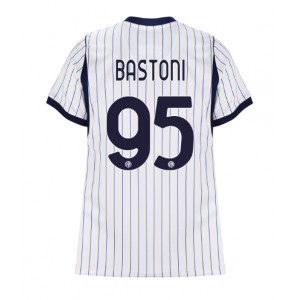 Inter Milan Alessandro Bastoni #95 Jalkapallovaatteet Naisten Vieraspaita 2026-27 Lyhythihainen